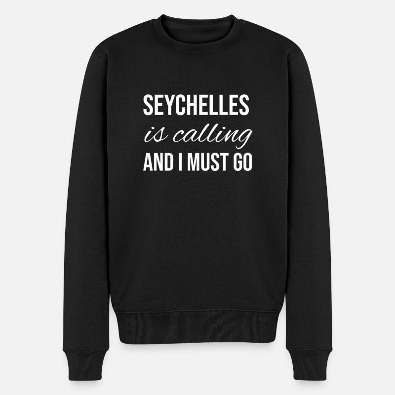 Seychelles - Pull Premium bio Homme - noir