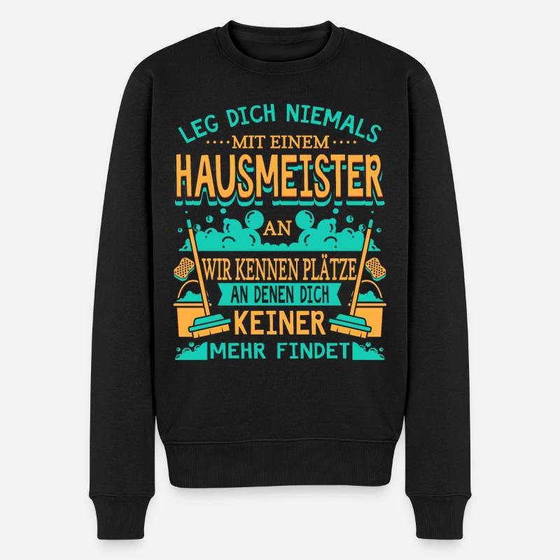 Hausmeister Facility Manager - Männer Premium Bio Pullover - Schwarz