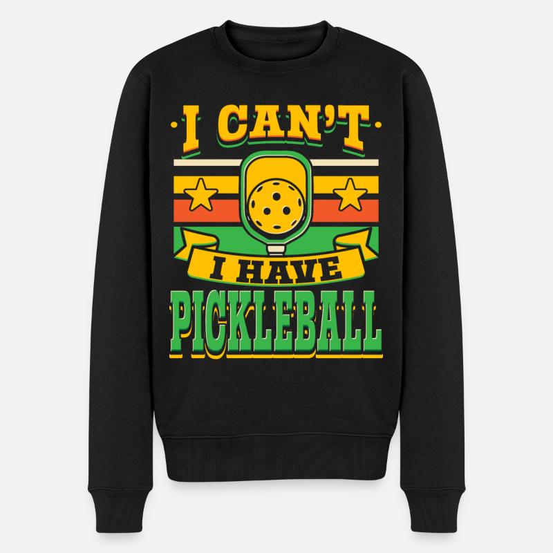 Joueurs de pickleball - Pull Premium bio Homme - noir