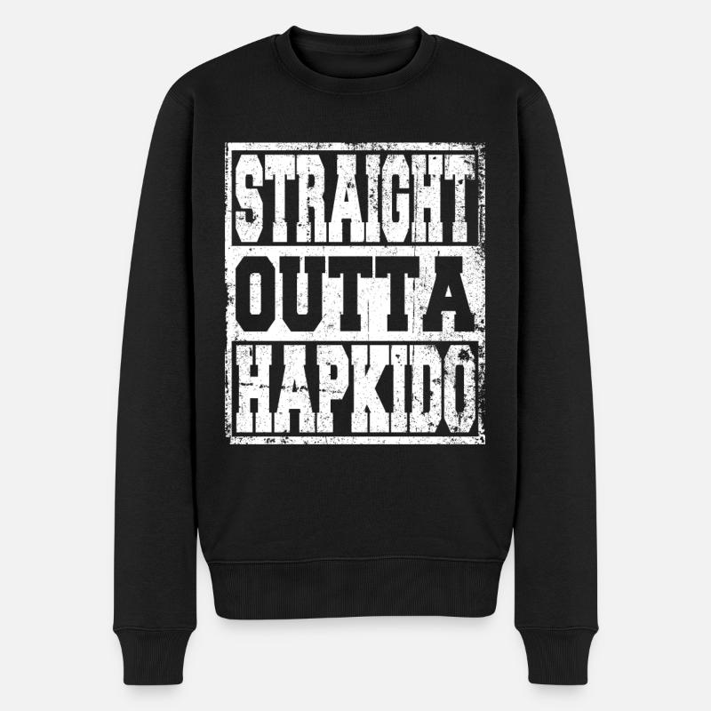 Hapkido dit drôle - Pull Premium bio Homme - noir