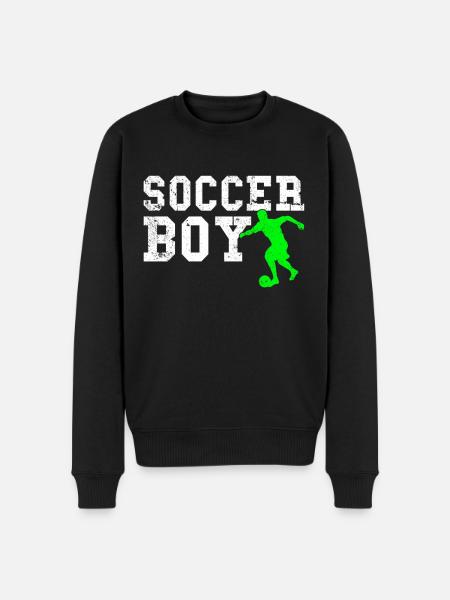 soccer boy - Men's Premium Organic Jumper - black