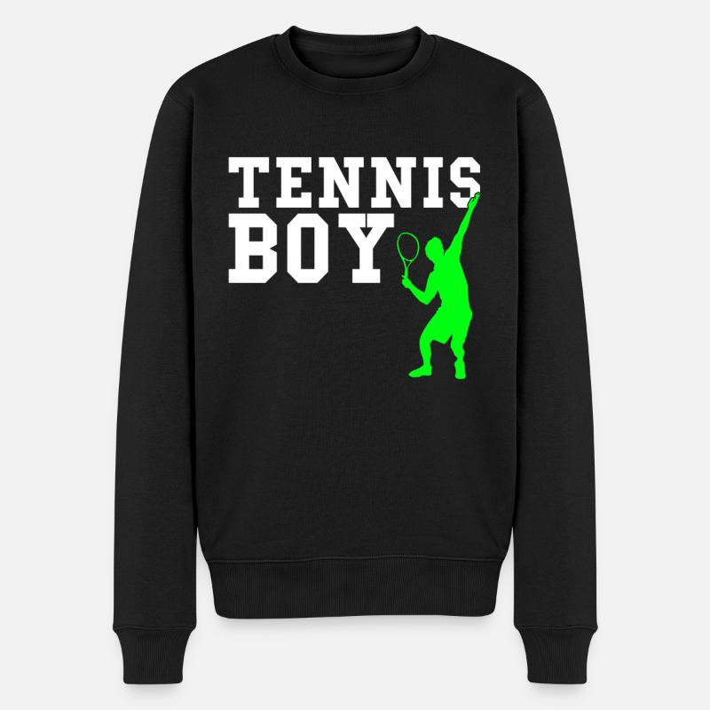Garçon de tennis - Pull Premium bio Homme - noir