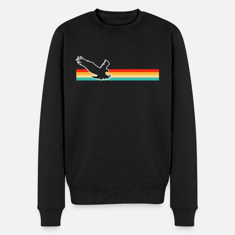 Adler Rétro - Pull Premium bio Homme - noir