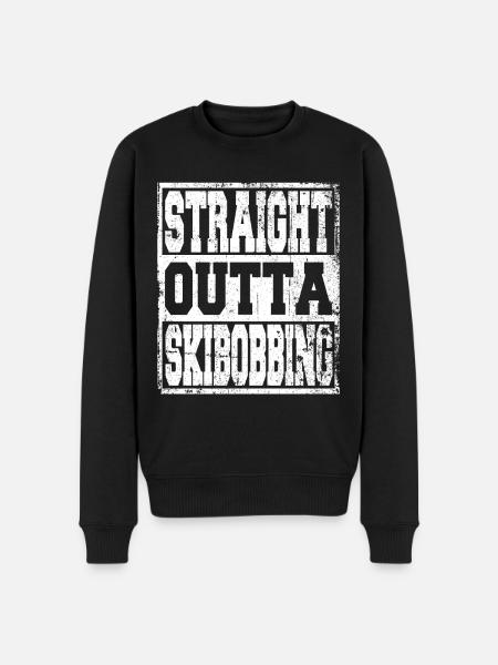 Skiboarding saying funny - Men's Premium Organic Jumper - black