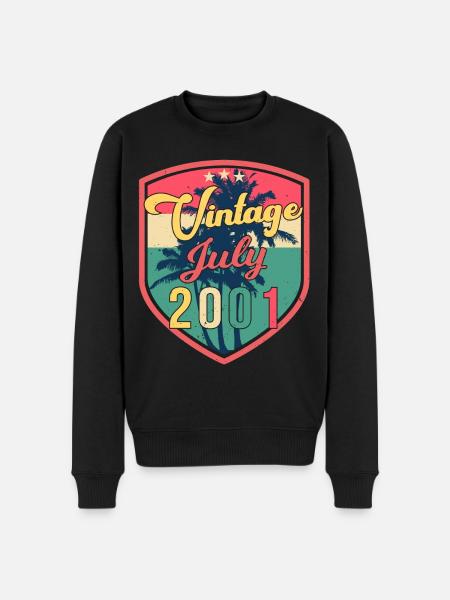 Original July 2001 - Men's Premium Organic Jumper - black