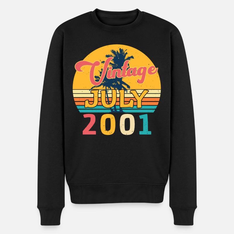 Année de construction Juillet 2001 - Pull Premium bio Homme - noir