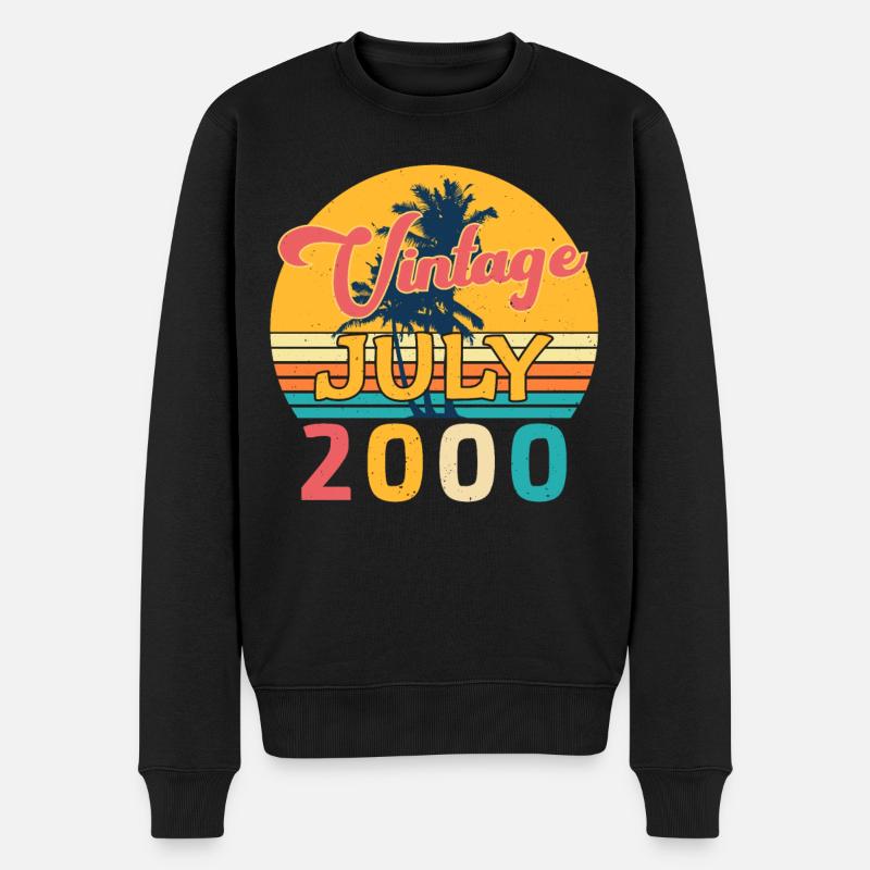 Année de construction Juillet 2000 - Pull Premium bio Homme - noir