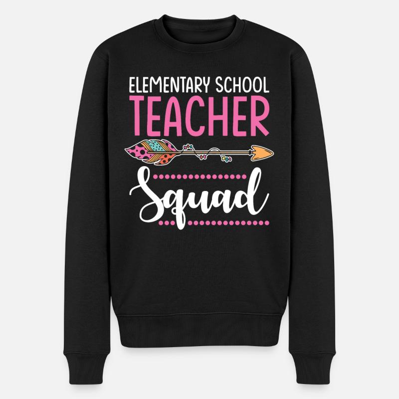 elementary school teacher group - Men's Premium Organic Jumper - black
