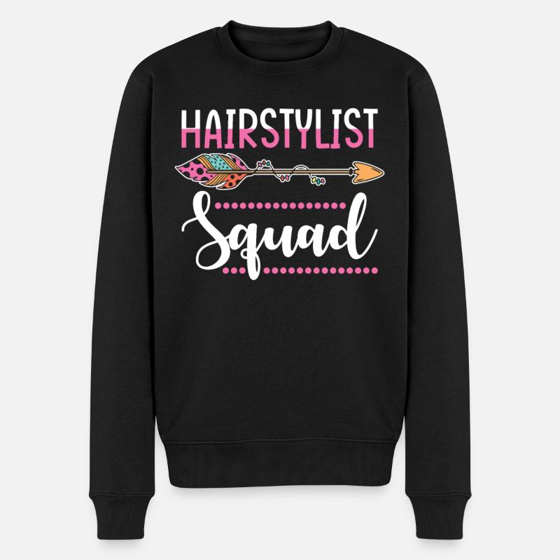 groupe de coiffeurs - Pull Premium bio Homme - noir