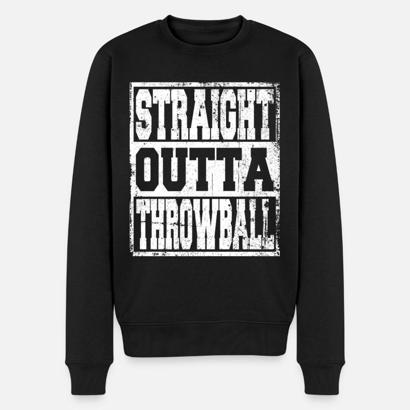 Throwball disant drôle - Pull Premium bio Homme - noir