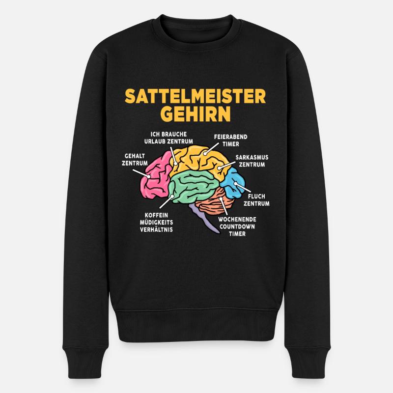 Sattelmeister - Männer Premium Bio Pullover - Schwarz
