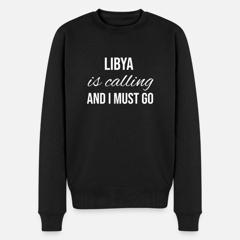 Libye - Pull Premium bio Homme - noir