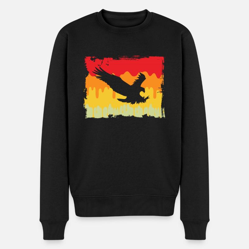 Adler Rétro - Pull Premium bio Homme - noir