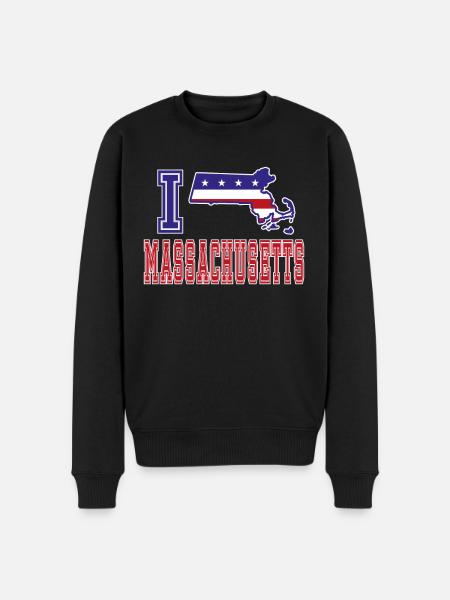Massachusetts USA J’adore Albama - Pull Premium bio Homme - noir