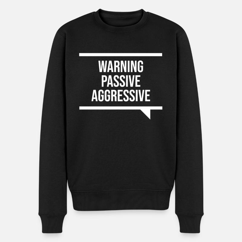 Passif Agressif - Pull Premium bio Homme - noir