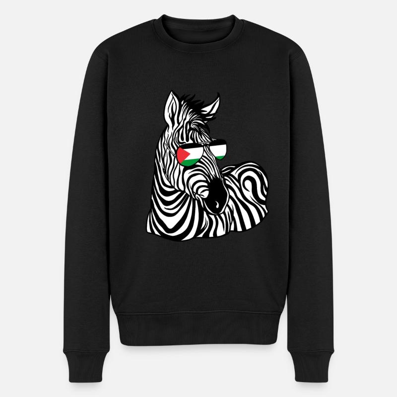Palästina Palestine Filistin Palästinensisch - Männer Premium Bio Pullover - Schwarz