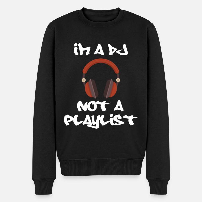 DISC-JOCKEY - Pull Premium bio Homme - noir