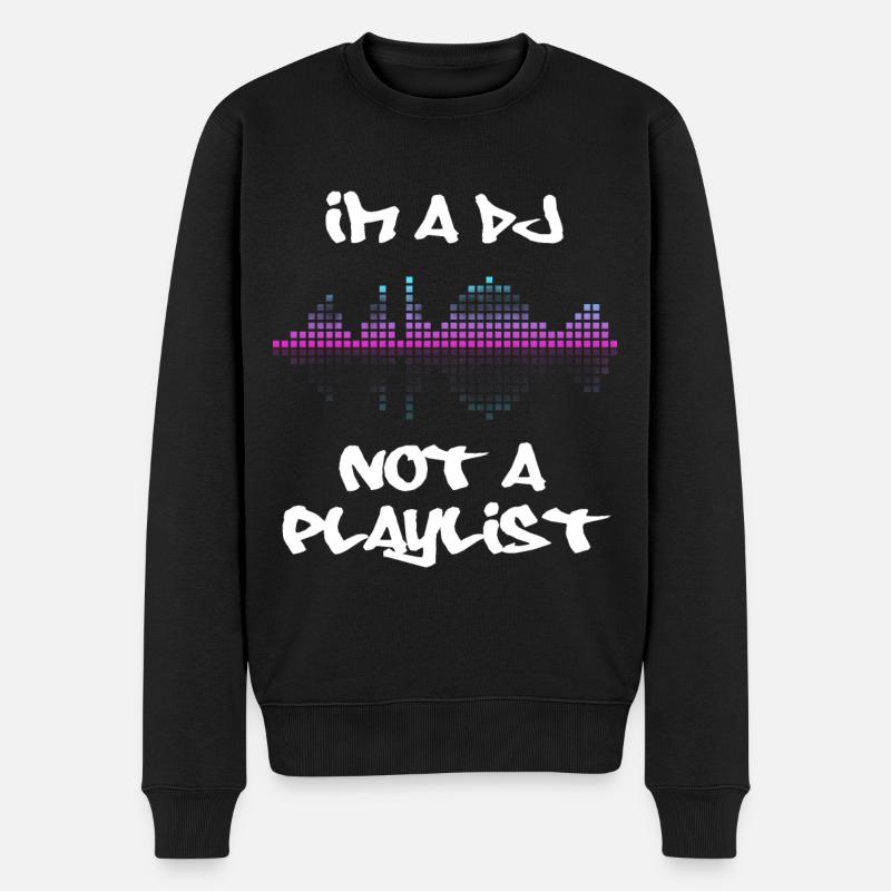 DISC-JOCKEY - Pull Premium bio Homme - noir