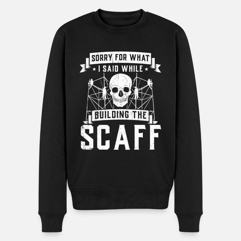 Constructeurs d’échafaudages - Pull Premium bio Homme - noir