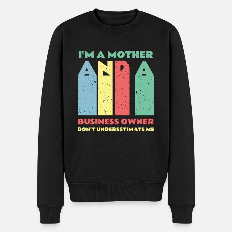 Motivation de l’entrepreneur Petite entreprise - Pull Premium bio Homme - noir