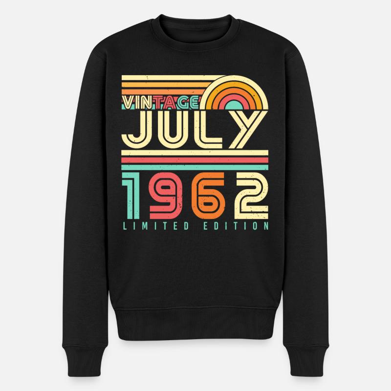 60 juillet 1962 - Pull Premium bio Homme - noir
