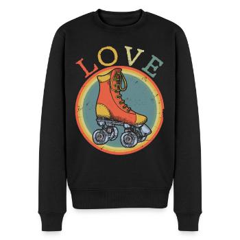 Retro Skating Board Skate Skater Skateboard - Pull Premium bio Homme - noir - Devant - Nico (187cm)
