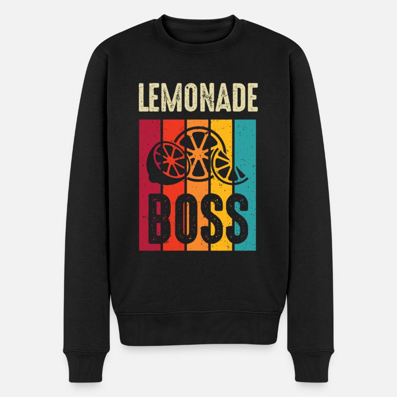 Stand de jus Lemonade Boss - Pull Premium bio Homme - noir