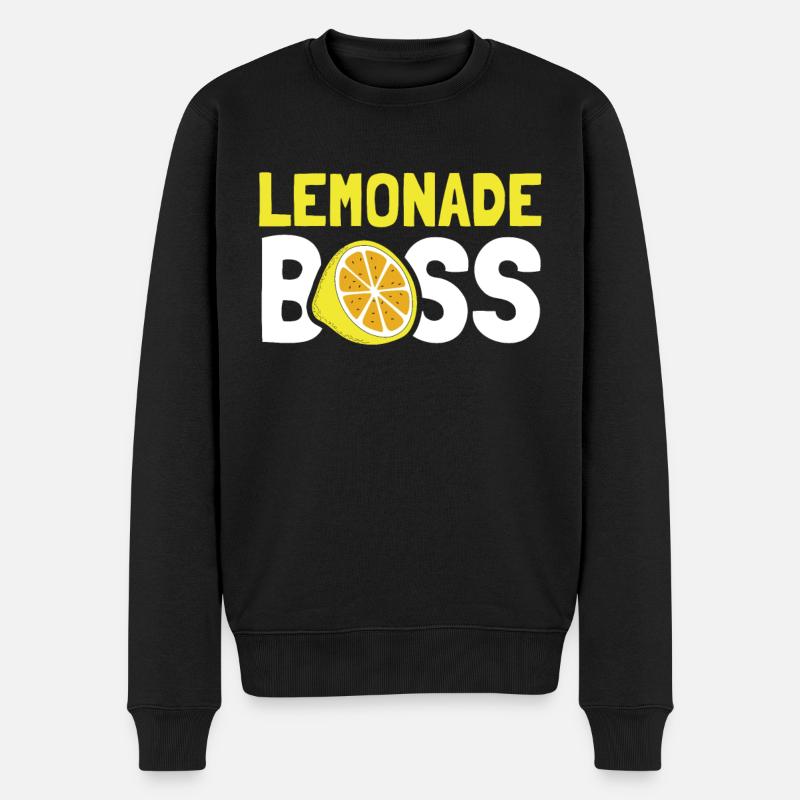 Stand de jus Lemonade Boss - Pull Premium bio Homme - noir