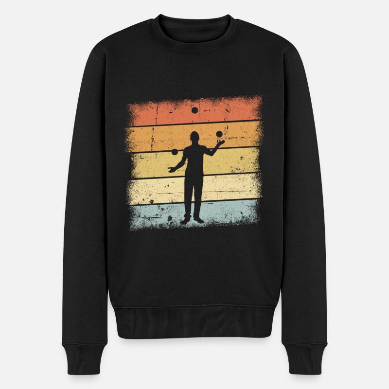 Tenue de jongleur - Pull Premium bio Homme - noir