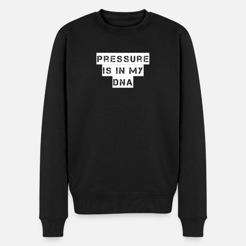 Tauchen - Pressure is in my DNA - Männer Premium Bio Pullover - Schwarz