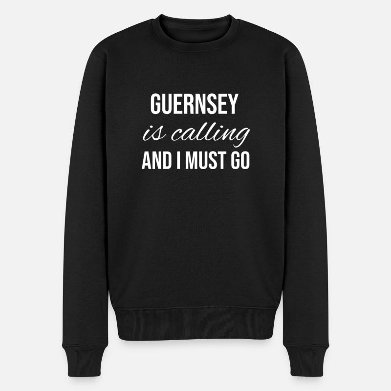 Guernesey - Pull Premium bio Homme - noir