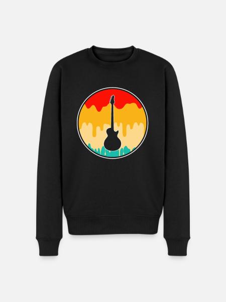 Rock retro - Men's Premium Organic Jumper - black