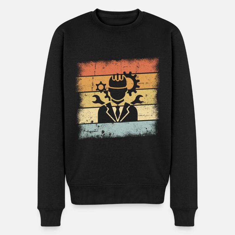 Ingénieur - Pull Premium bio Homme - noir