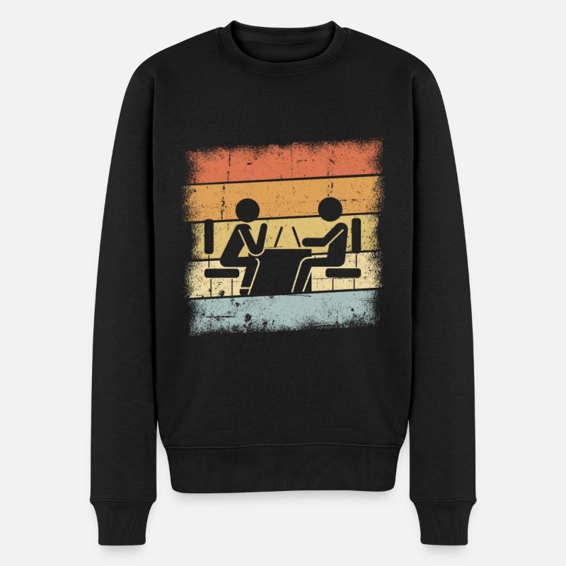 Cadeau de thérapeute - Pull Premium bio Homme - noir