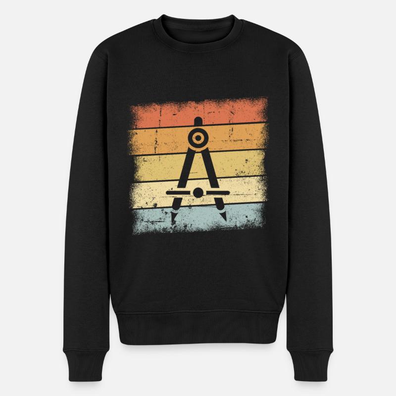 Compas - Pull Premium bio Homme - noir