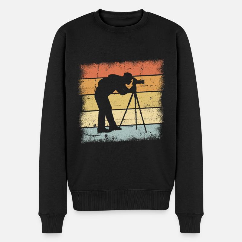 Fotograf Geschenke - Männer Premium Bio Pullover - Schwarz