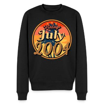 Volljährig Im Juli 2004 - Männer Premium Bio Pullover - Schwarz - Vorne - Nico (187cm)