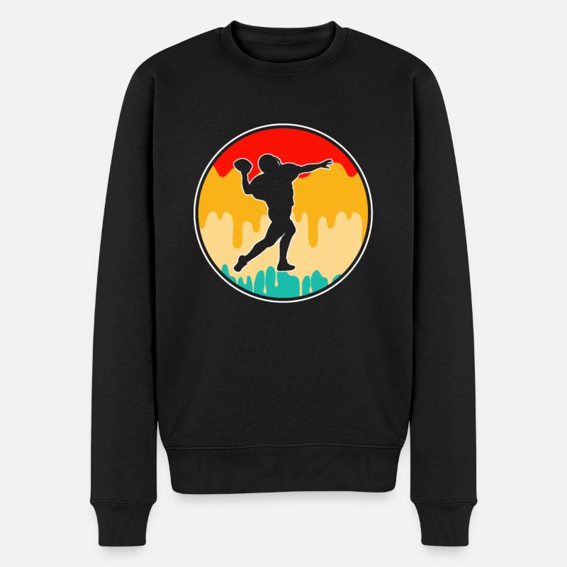 Football Rétro - Pull Premium bio Homme - noir