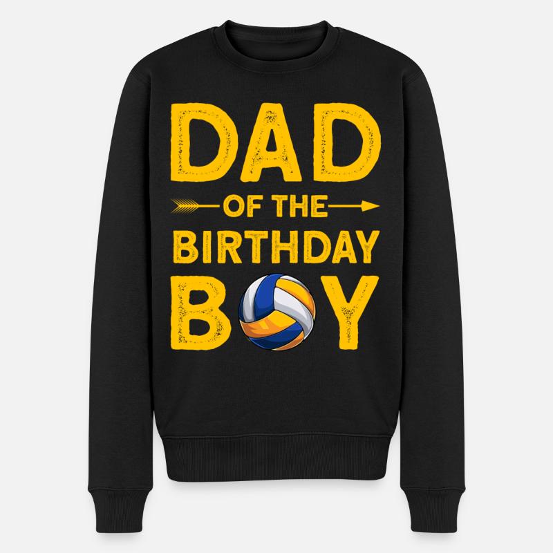 Papa du garçon d’anniversaire - Pull Premium bio Homme - noir