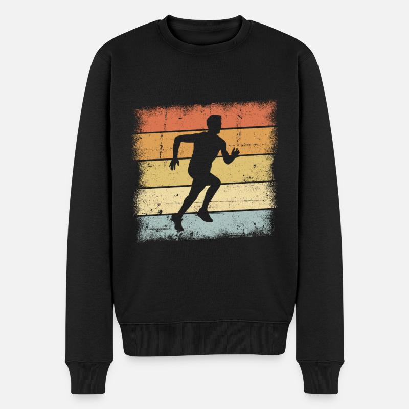 Tenue de jogging - Pull Premium bio Homme - noir