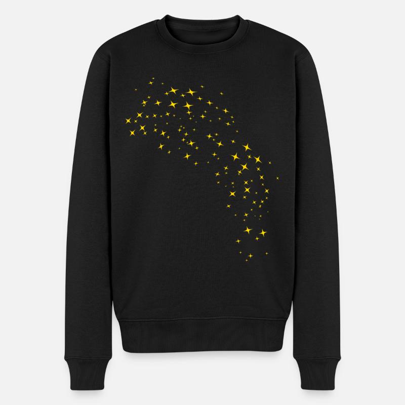 Ciel étoilé Or - Pull Premium bio Homme - noir