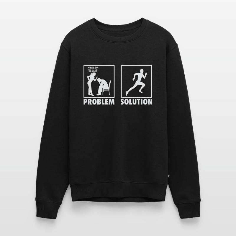 Athletics Athletes Statement Problem Solution. Männer Premium Bio Pullover