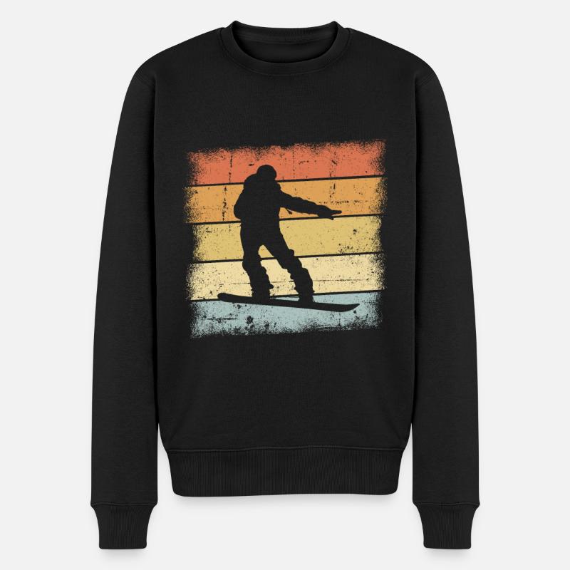 Tenue de snowboarder - Pull Premium bio Homme - noir