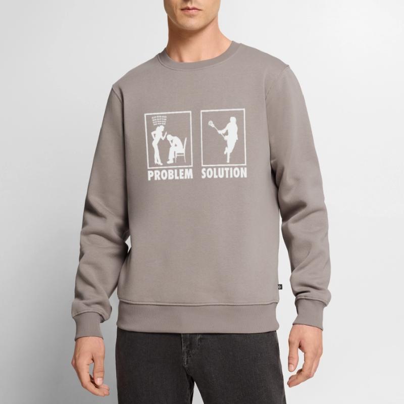 Lacrosse Lacrosse Players Statement Problem Männer Premium Bio Pullover