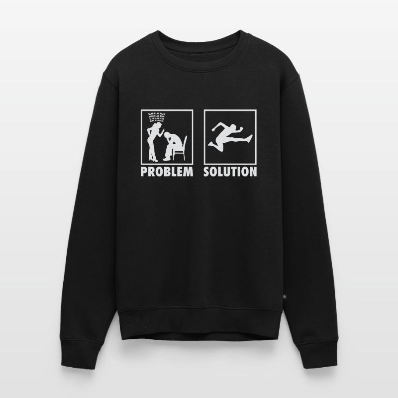 Athletics Athletes Statement Problem Solution. Männer Premium Bio Pullover