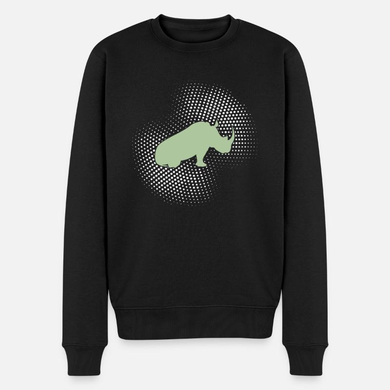 Rhinocéros - Pull Premium bio Homme - noir