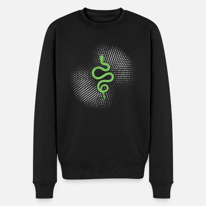 Serpent - Pull Premium bio Homme - noir