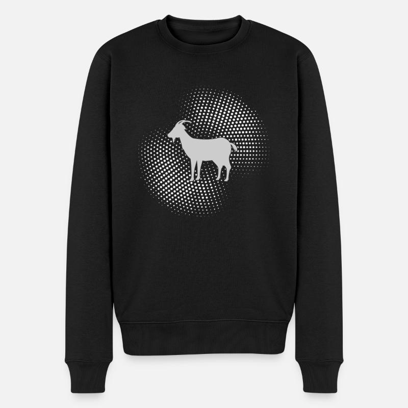 Chèvre - Pull Premium bio Homme - noir