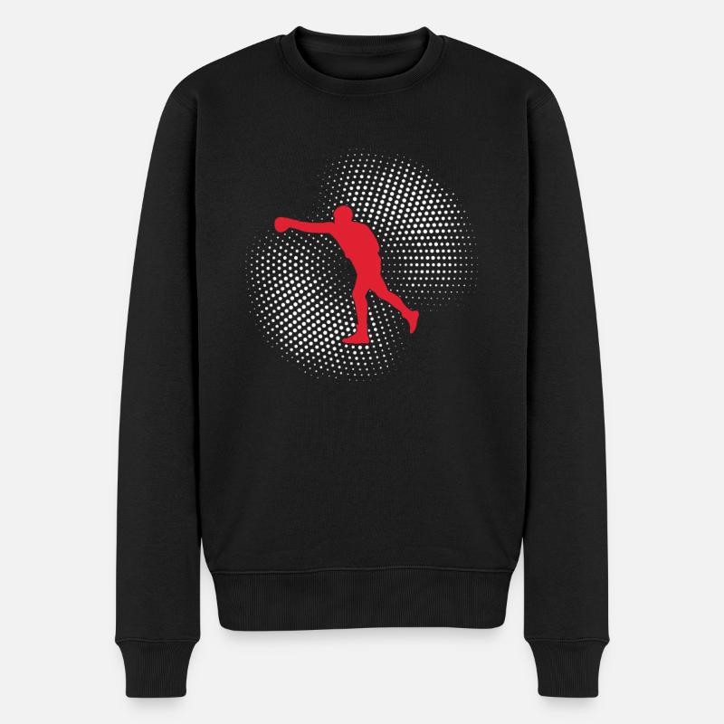 Boxen - Männer Premium Bio Pullover - Schwarz