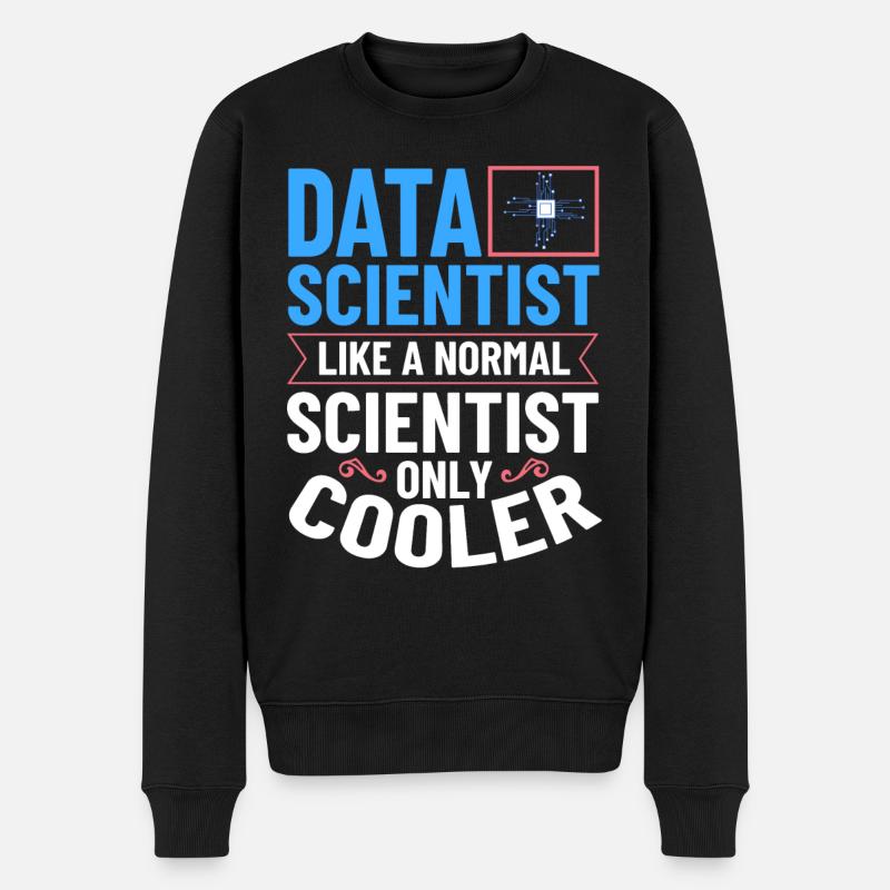 Data Scientist Data Science Science - Men's Premium Organic Jumper - black